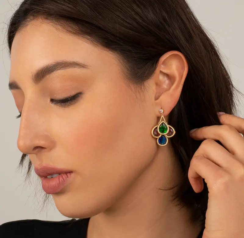 Aretes Cuatro Gotas