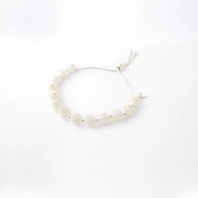 Pulsera Bolas Malla